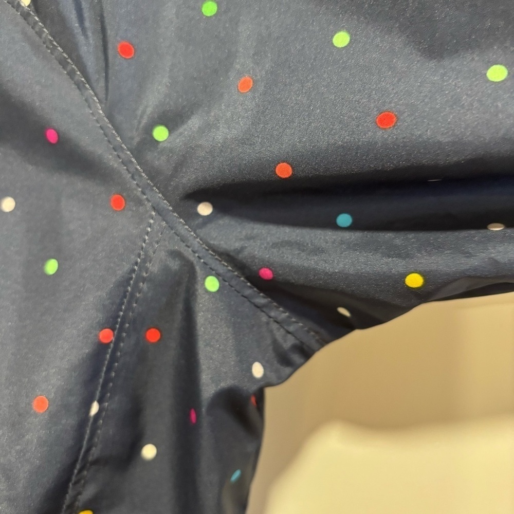 The North Face women's navy blue and colourful polka dot Penelope jacket size L - Picture 5 of 16